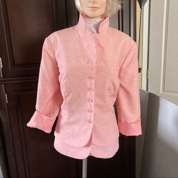 Emily Pink Formal Blazer Plus Size 16W Buttoms up - Picture 13 of 16